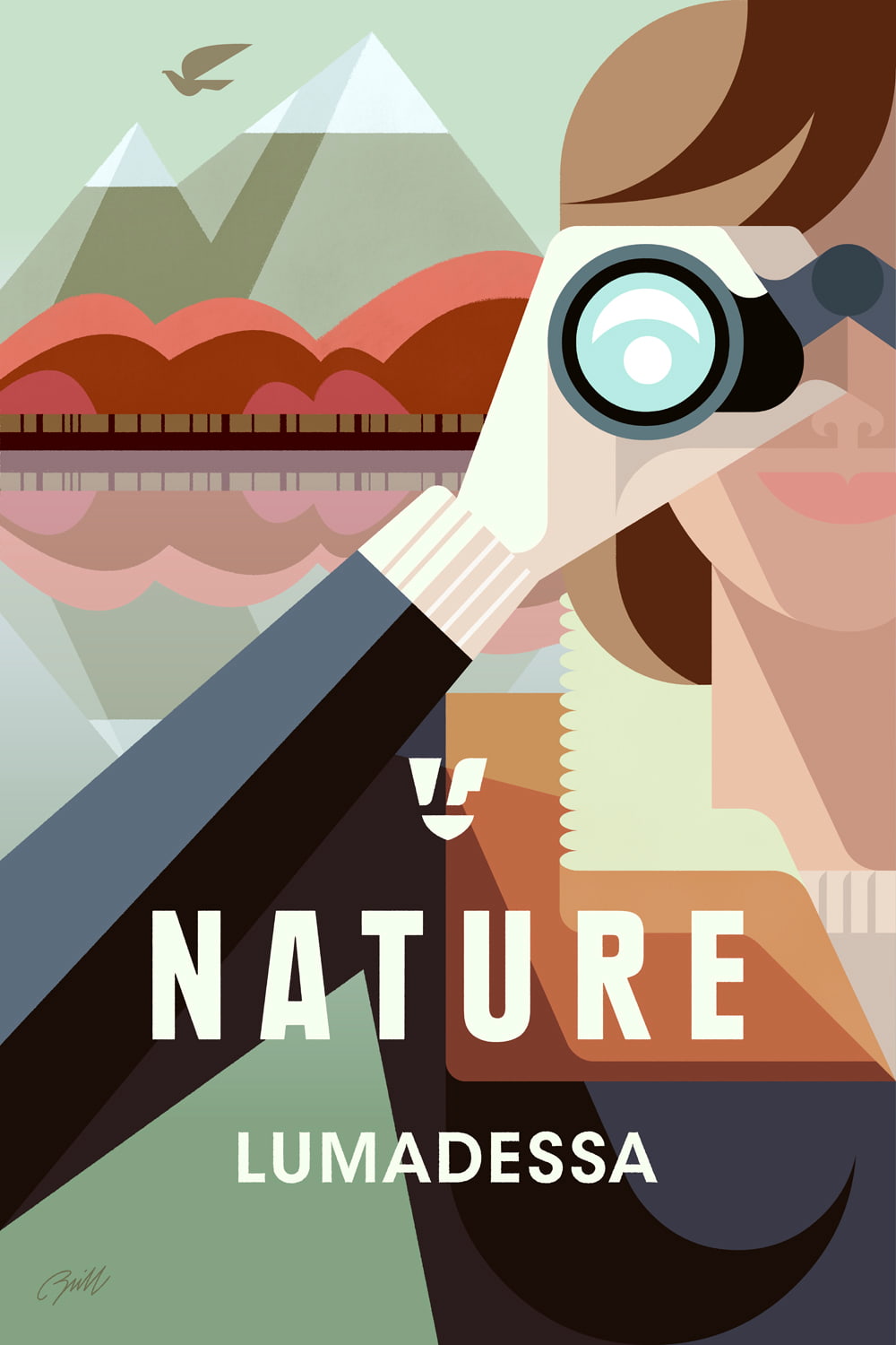 Josh Brill • Lumadessa travel poster