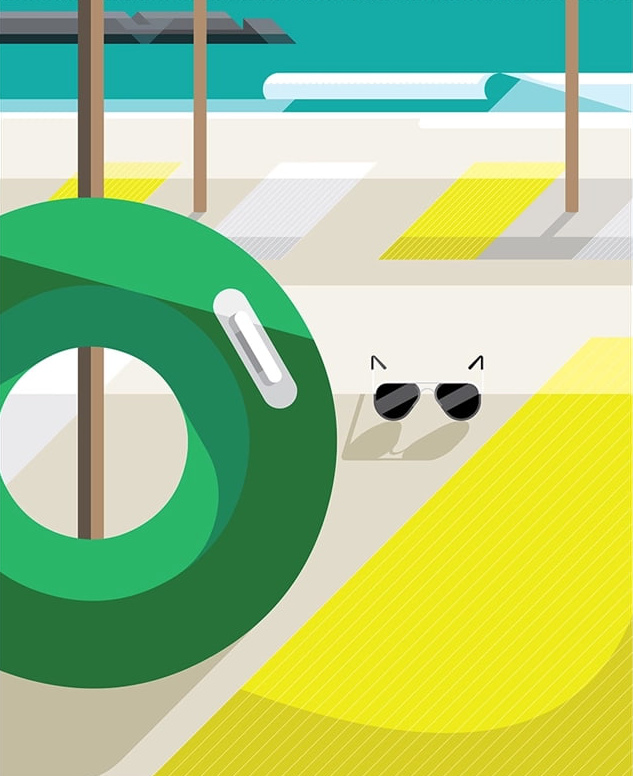Josh Brill • Vibo Travel illustration