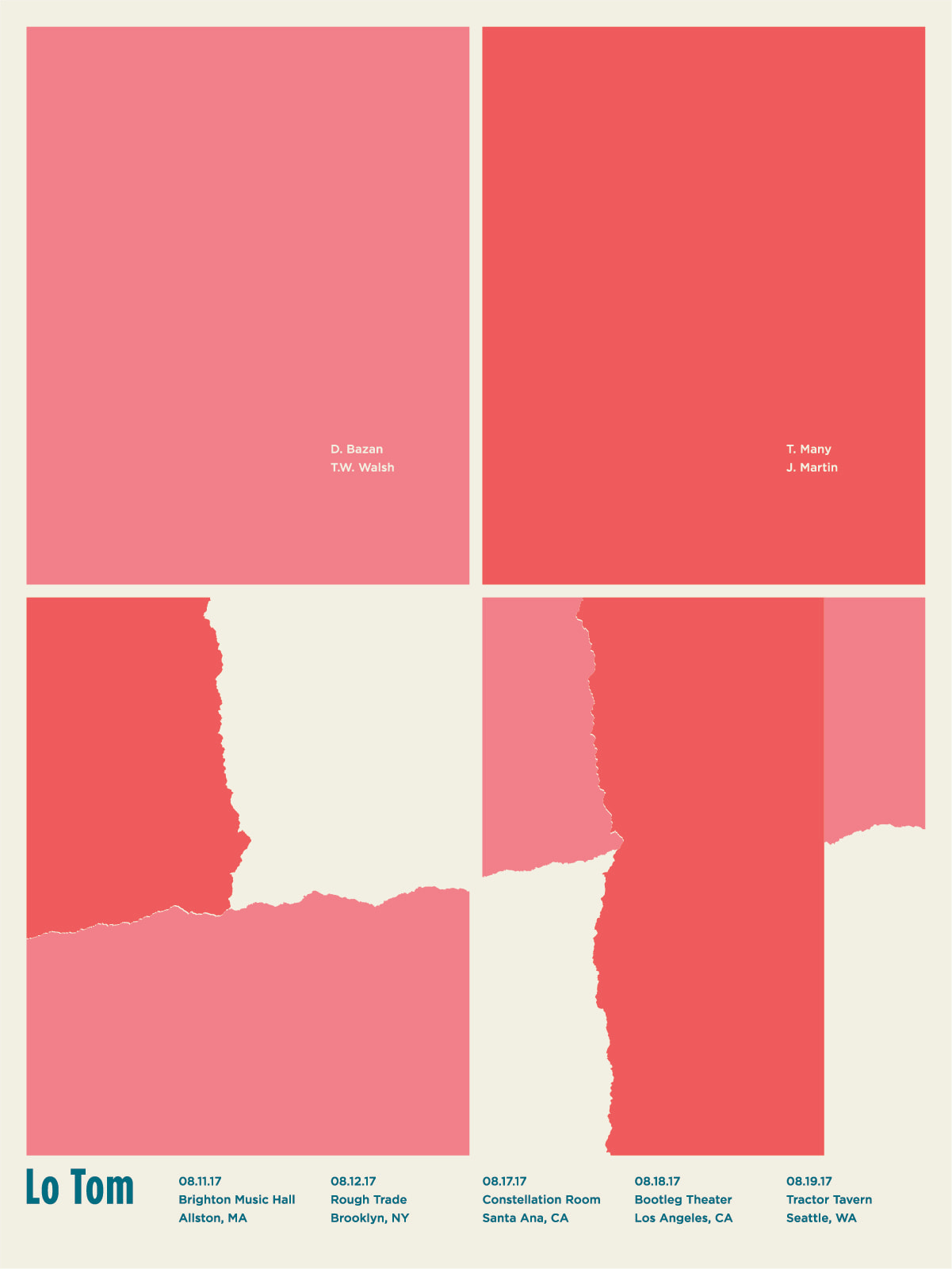 LoTom poster designed by Jason Munn