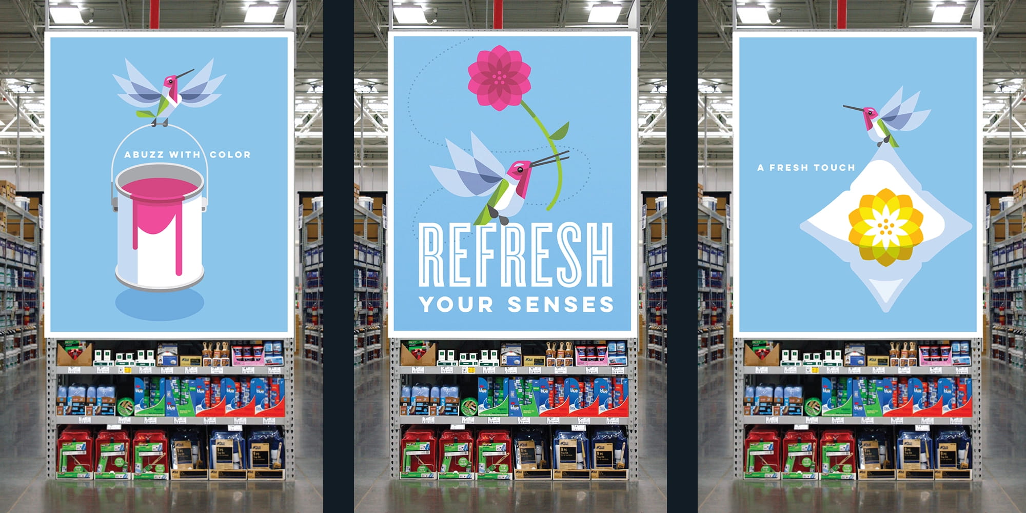 Josh Brill • Hummingbird illustrations for Lowes Josh Brill • Hummingbird illustrations for Lowes