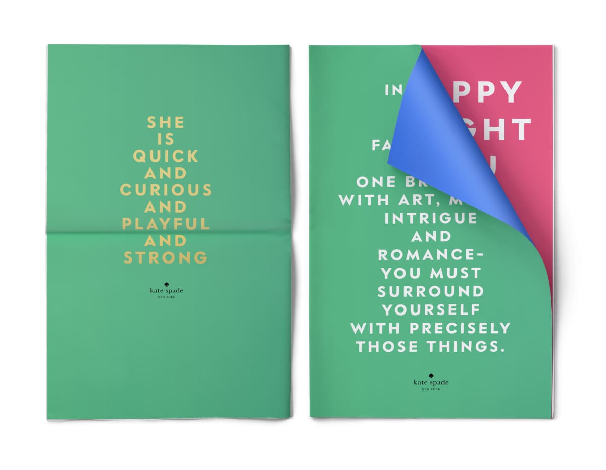 Michael Cina  • Kate Spade custom type development