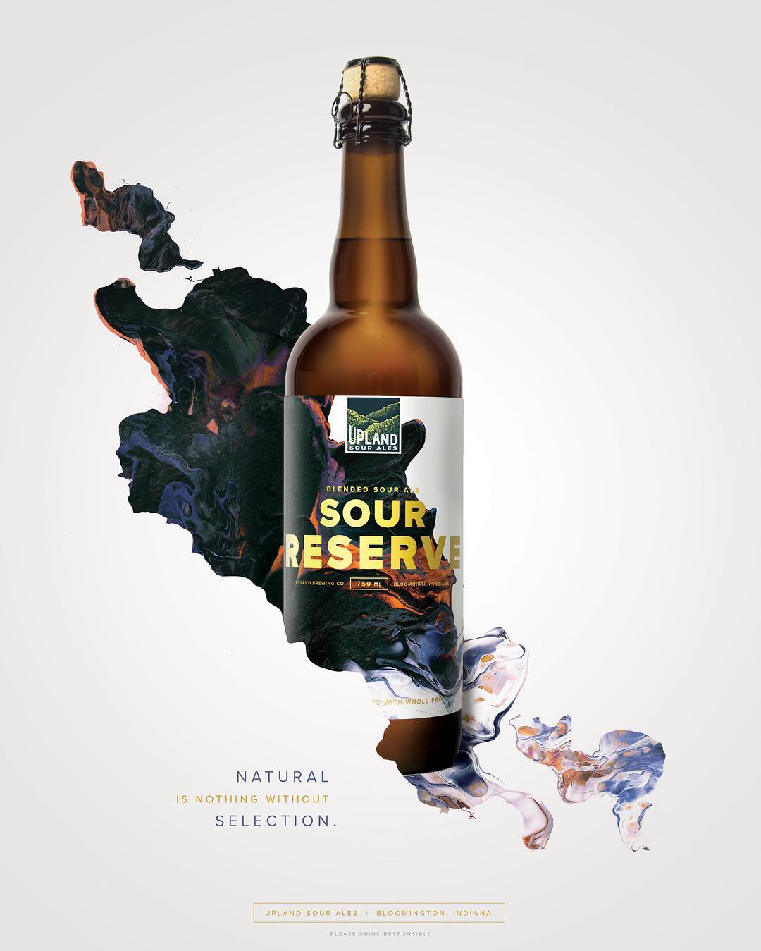 Michael Cina • Art for Upland Brewing (design by Young & Laramore)