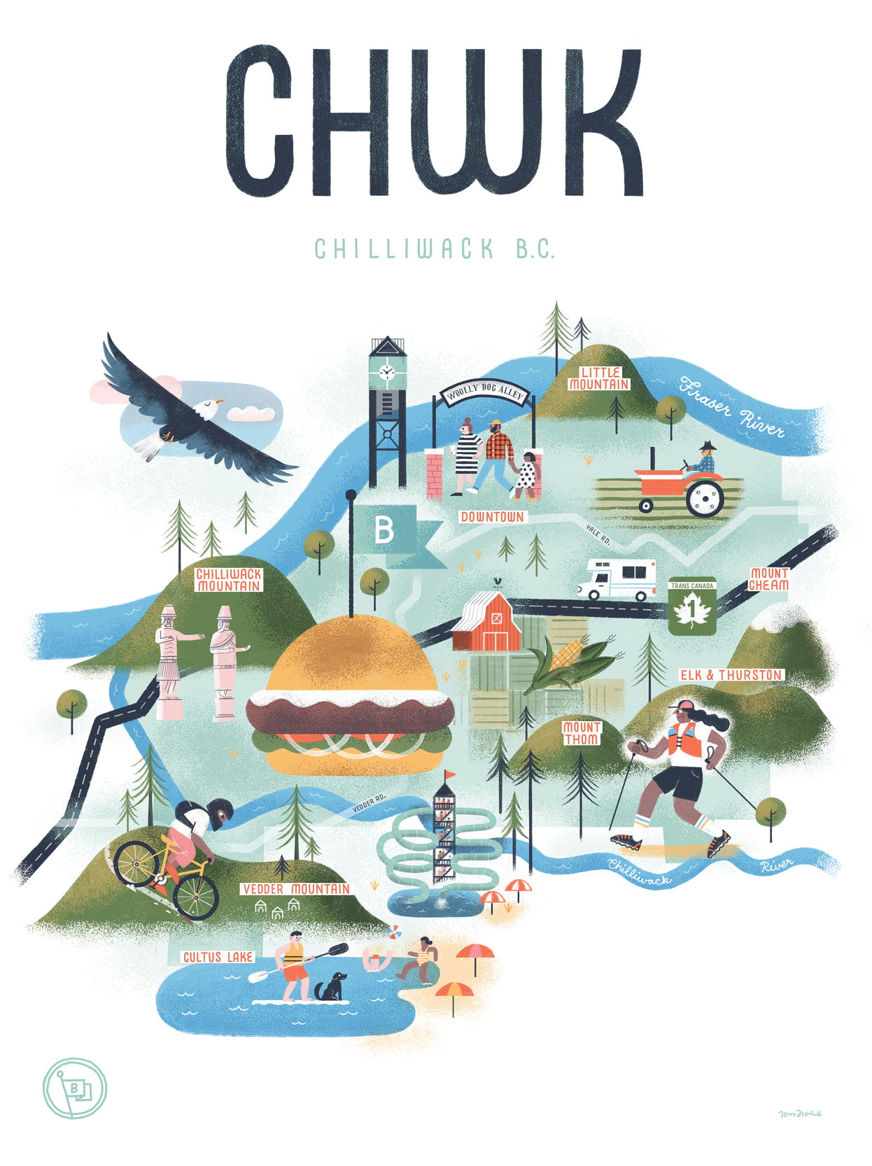 Custom art for BRGR BRGR locations
