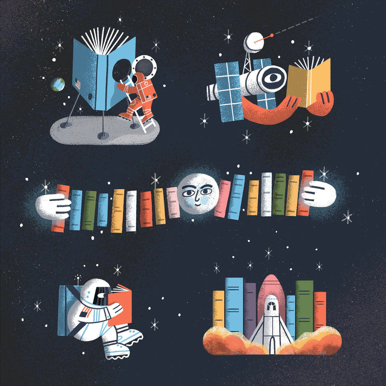 • Characters for Literati Kids book club