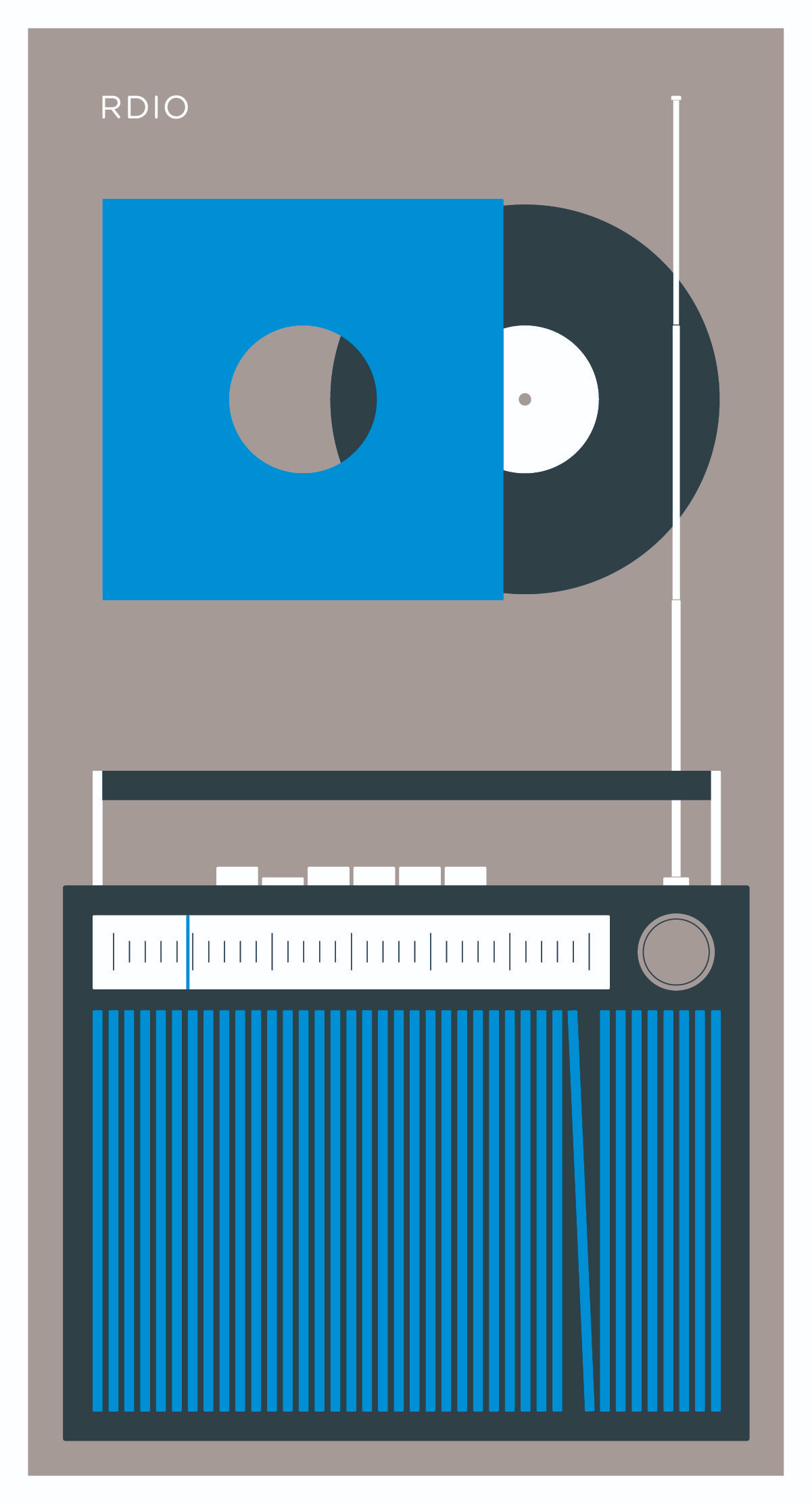 Jason Munn poster design for Rdio