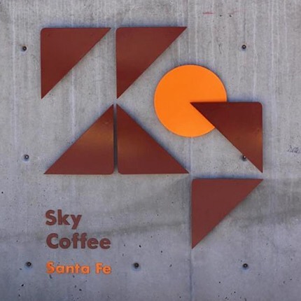 • Outdoor signage Jason Munn • Sky Coffee signage design