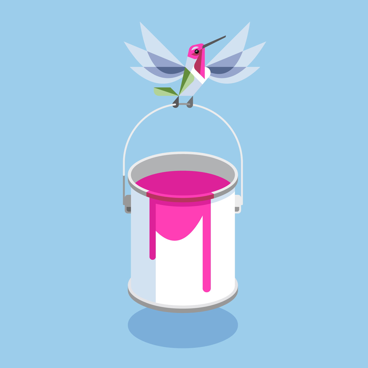 Josh Brill • Hummingbird illustrations for Lowes