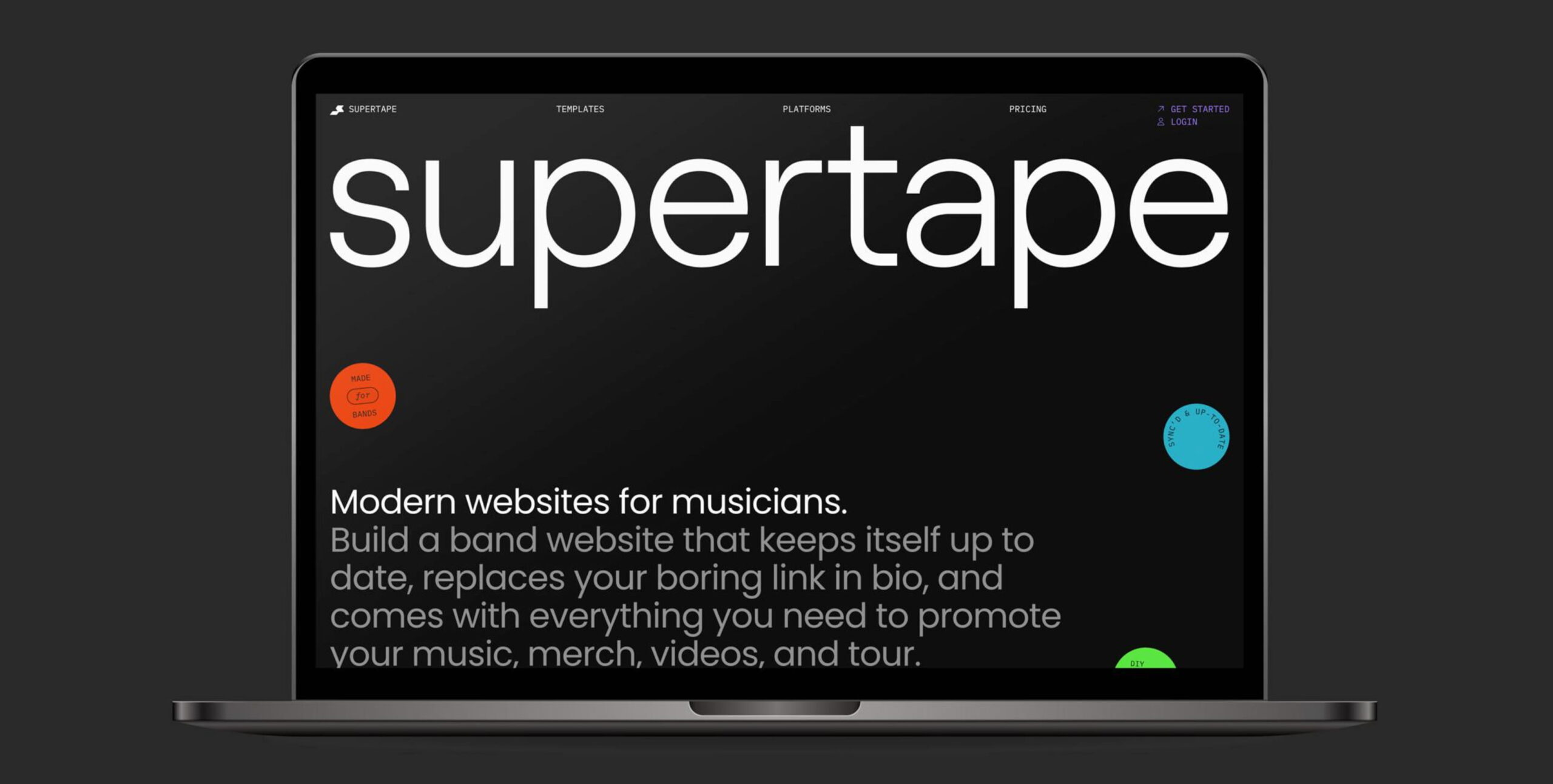 Michael Cina • Supertape website